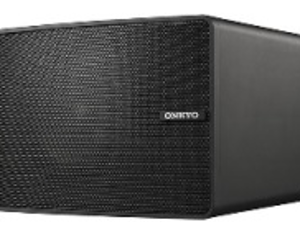 Sistema de altavoces para ambientación gabinete color negro
